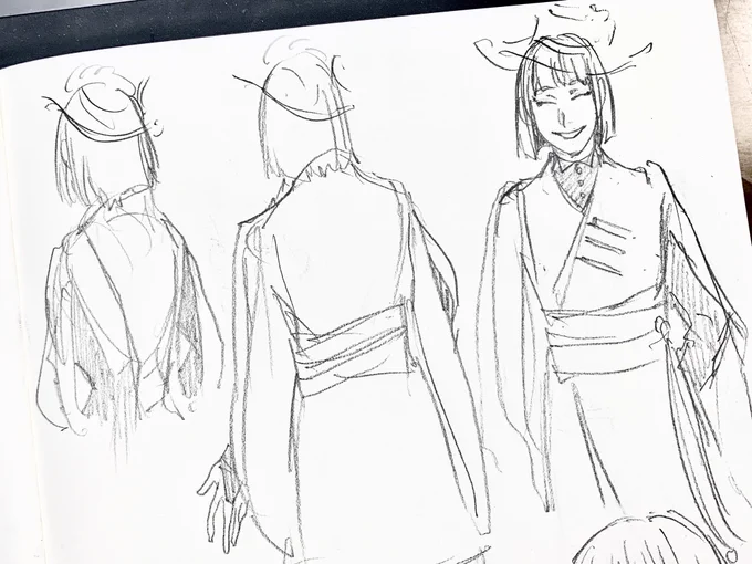 正直一番描きやすい?先輩 