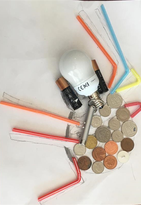 StColumbasArt's tweet photo. #sccform2 students are re-creating their Steam Punk Insect Drawings using found objects....🪰❤️#sccart https://t.co/d9EVh8nUj6