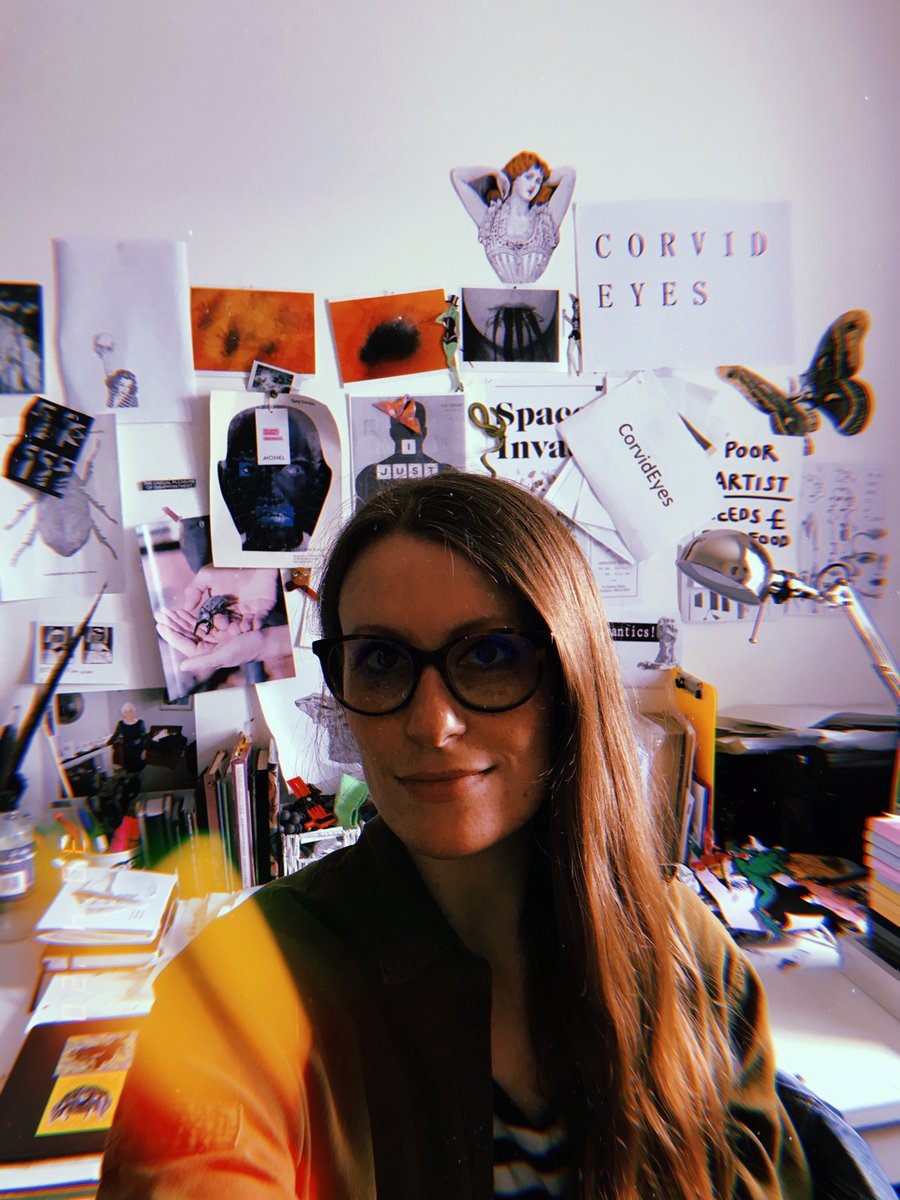 CLT_Abdn's tweet photo. Today's #CreativeInQuarantine, Jenny Hood, specialises in digital collage and photography. You might see her pop up at @EtsyAberdeen Made Local and as part of the @painteddoorsabd project.
"I’m Jenny and I’m a visual artist based in Aberdeen. I'm also known as Corvid Eyes. https://t.co/3Hm0JR1Y8P