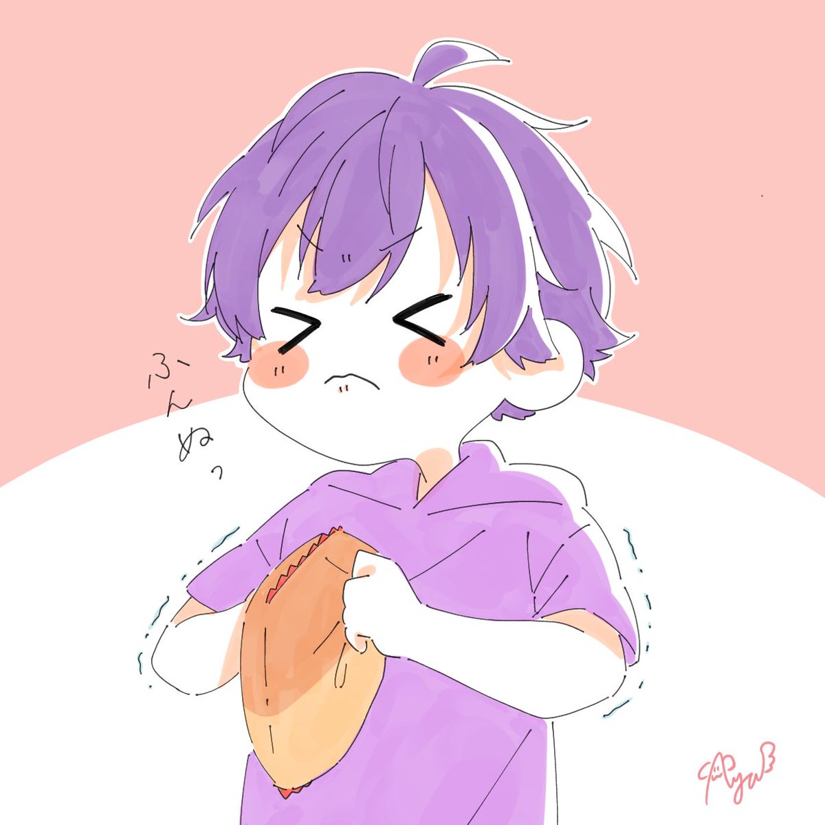 「飛び出し注意

#すとぷりギャラリー
#なーくん 」|aya🐶( '-' 🐶 )のイラスト