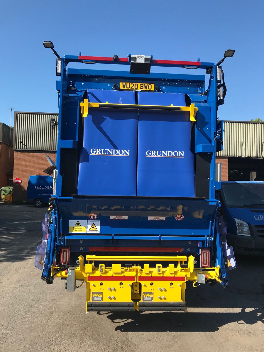 FAUN_Zoeller's tweet photo. A new FAUN Powerpress on a new Scania L Cab. A thing of beauty! Includes our clean air system and VWS bin weighing, amongst other innovative specifications. Grundon’s always do it properly! 
#ForwardThinkingPartners
#EuropesNumber1
#StayingSafeAlways https://t.co/z50hN1gccn