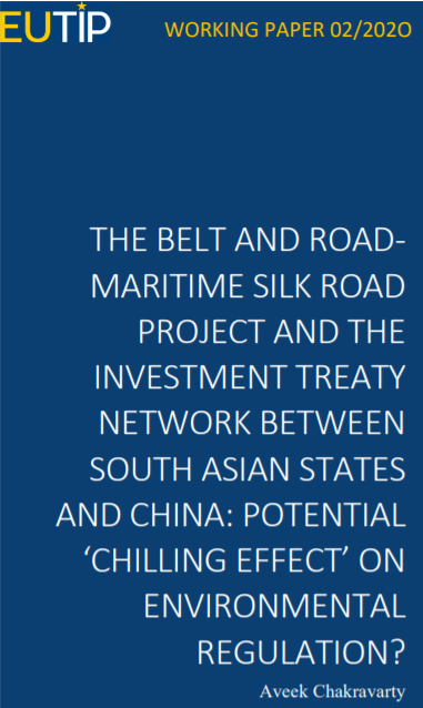 EUTIP_ITN's tweet photo. 🚨OUT NOW: New #EUTIP Working Paper by @aveekchk (@unito)🚨
"The Belt & Road-#MaritimeSilkRoad project and the investment treaty network between
South Asian States and China: potential ‘chilling effect’ on environmental regulation?"
👇
https://t.co/yeT3PpoOws
Short thread (1/5) https://t.co/fwzfMAB4L9