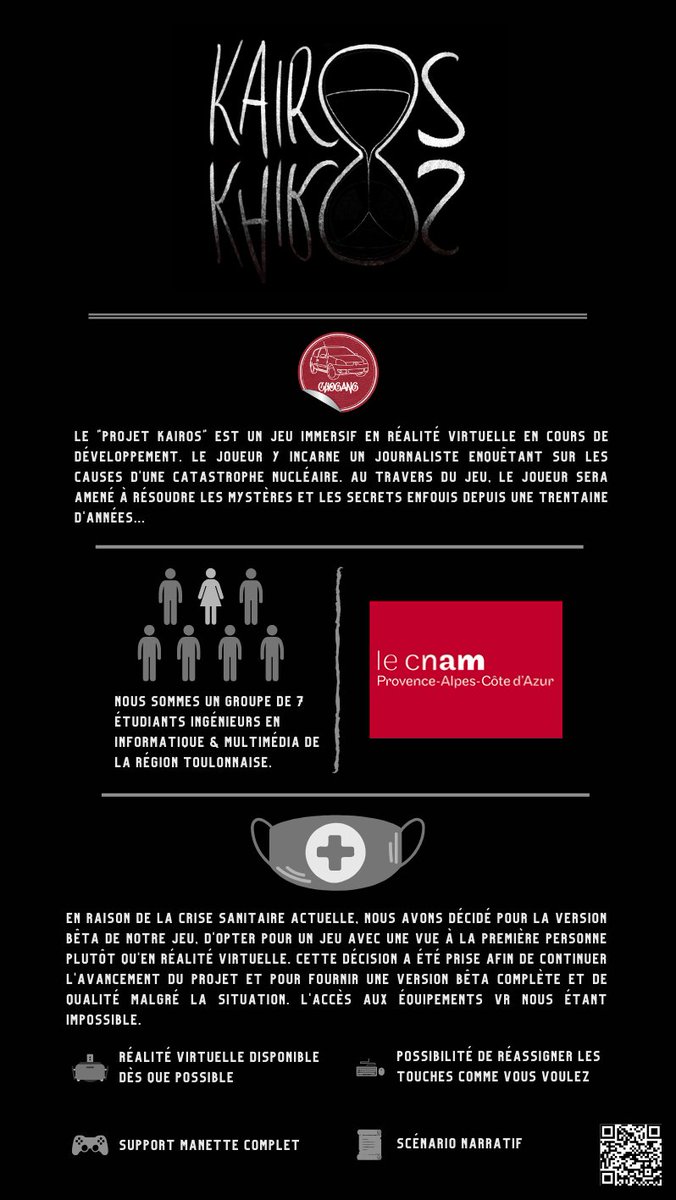 DyRize_'s tweet image. Nous souhaiterions solliciter votre participation à une brève enquête ayant pour but d'améliorer l'expérience utilisateur de notre jeu.
forms.gle/X3qJi4FsbWaqVU…

#Projet #VR #Cnam #Informatique #Multimedia #Jeunarratif

👇👇👇