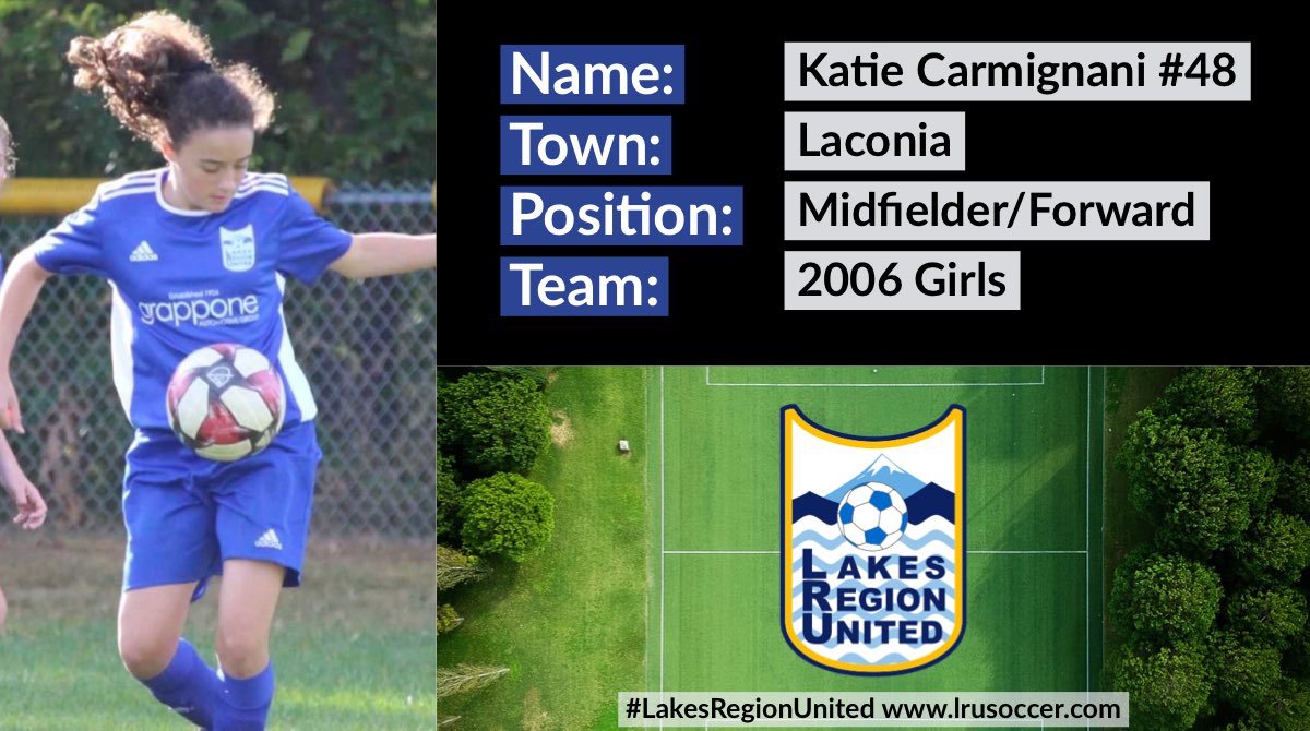 LRU_Soccer's tweet photo. Back to some featured players! Today is Katie Carmignani. Last year she was @laconiaschools @LMSachems top scorer! https://t.co/cvukUld3Jy