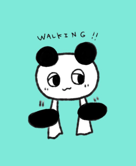 パン田「おうちにいるのも好きだけど、最近はウォーキングにハマってるよ〜👟🌈」

#今日のパン田 #コロナに負けない 
#ウォーキング #健康第一