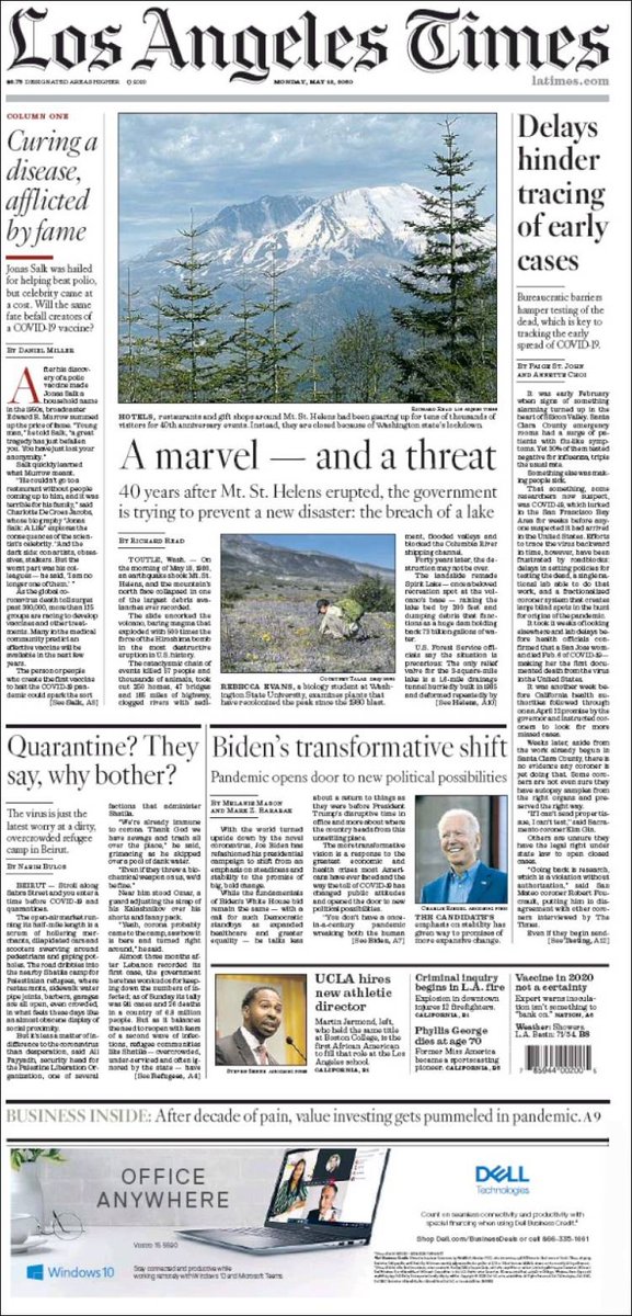 O Xrhsths 𝙵𝚛𝚘𝚗𝚝 𝙿𝚊𝚐𝚎𝚜 𝚃𝚘𝚍𝚊𝚢 Sto Twitter A Marvel And A Threat 40 Years After Mt St Helens Erupted The Government Is Trying To Prevent A New Disaster The Breach