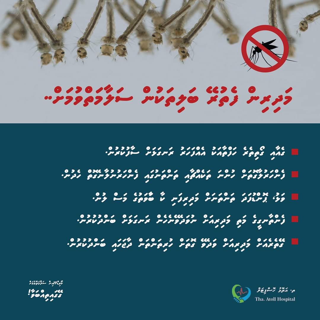 ގޭގައި ތިއްބަވާއިރު، ގެއާއި ގޯތިތެރޭގައި މަދިރި އާލާވާނެ ފުރުސަތުތައް ނާއްތާލެއްވުމަށާއި، މަދިރިން ސަލާމަތްވުމަށް އަޅަންޖެހޭ ފިޔަވަޅުތައް އެޅުއްވުމަށް މިދުވަސްވަރު ހާއްސަ ސަމާލުކަމެއް ދެއްވުމަށް އިލްތިމާސްކުރަމެވެ.
<a href="/HPA_MV/">Health Protection Agency</a> <a href="/MoHmv/">Ministry of Health</a>