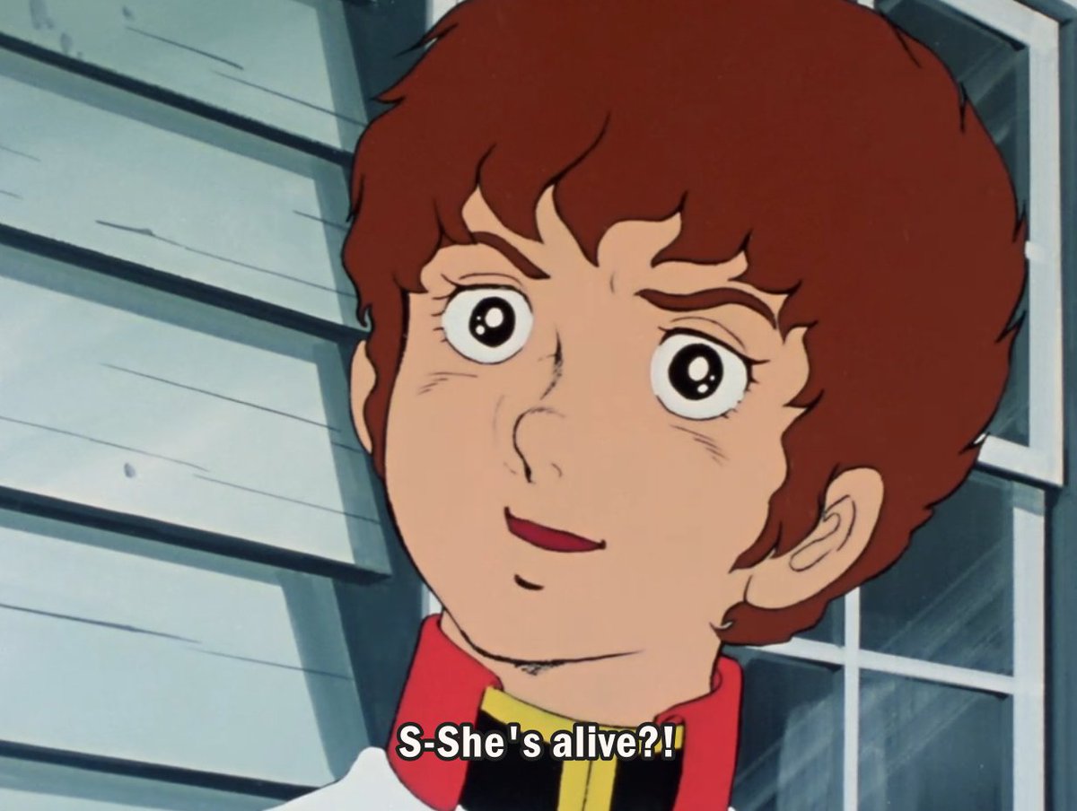 Amuro's face when he says this is SO HAPPY AAAHHMY face when I realise he'd immediately assumed his ma was dead: T^T T^T