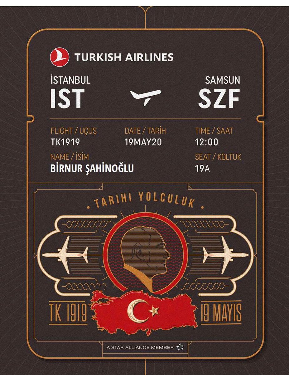Bu tarihi yolculukta , bende yerimi aldım..19 Mayısta , meşale şehir, iİlkadım kenti Samsun’dayız..
Gönüllerimizde , Bayramı coşkuyla kutlayacağız..🇹🇷🇹🇷🇹🇷🇹🇷