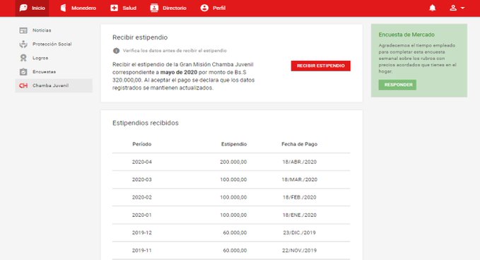 Carnet de la patria tweet media