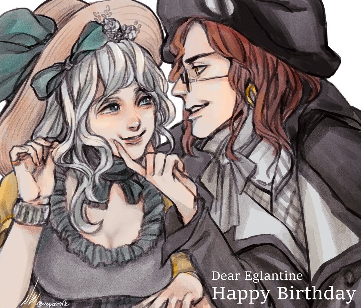 NK_asperako's tweet photo. A birthday gift for my dear friend Eglantine on IG❤️❤️❤️🎉
Wish you have a wonderful day ❤️❤️❤️
#GoodOmensFanArt #goodomensau #Femaziraphale #Crowley #ineffablecouple https://t.co/rh5fwQkNJe