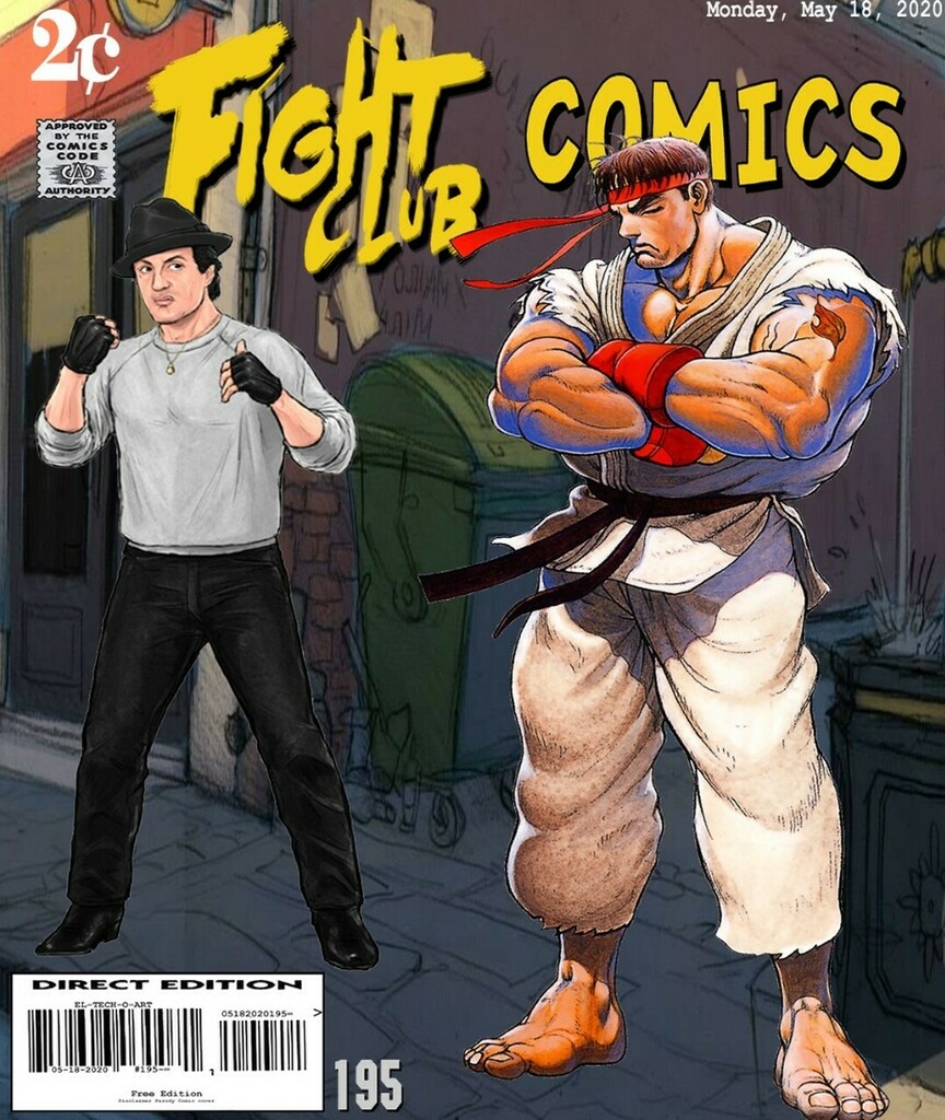 #FightClubComics Street Fight - #QuestionOfTheDay If #Rocky #Balboa was pulled into the #StreetFighter game... Would he be Champ?
#ElTechOArt
#SSP #Art #Photoshop #PhotoshopEdit #photooftheday
ift.tt/3e0gS4i instagr.am/p/CAVdSV3hpiT/