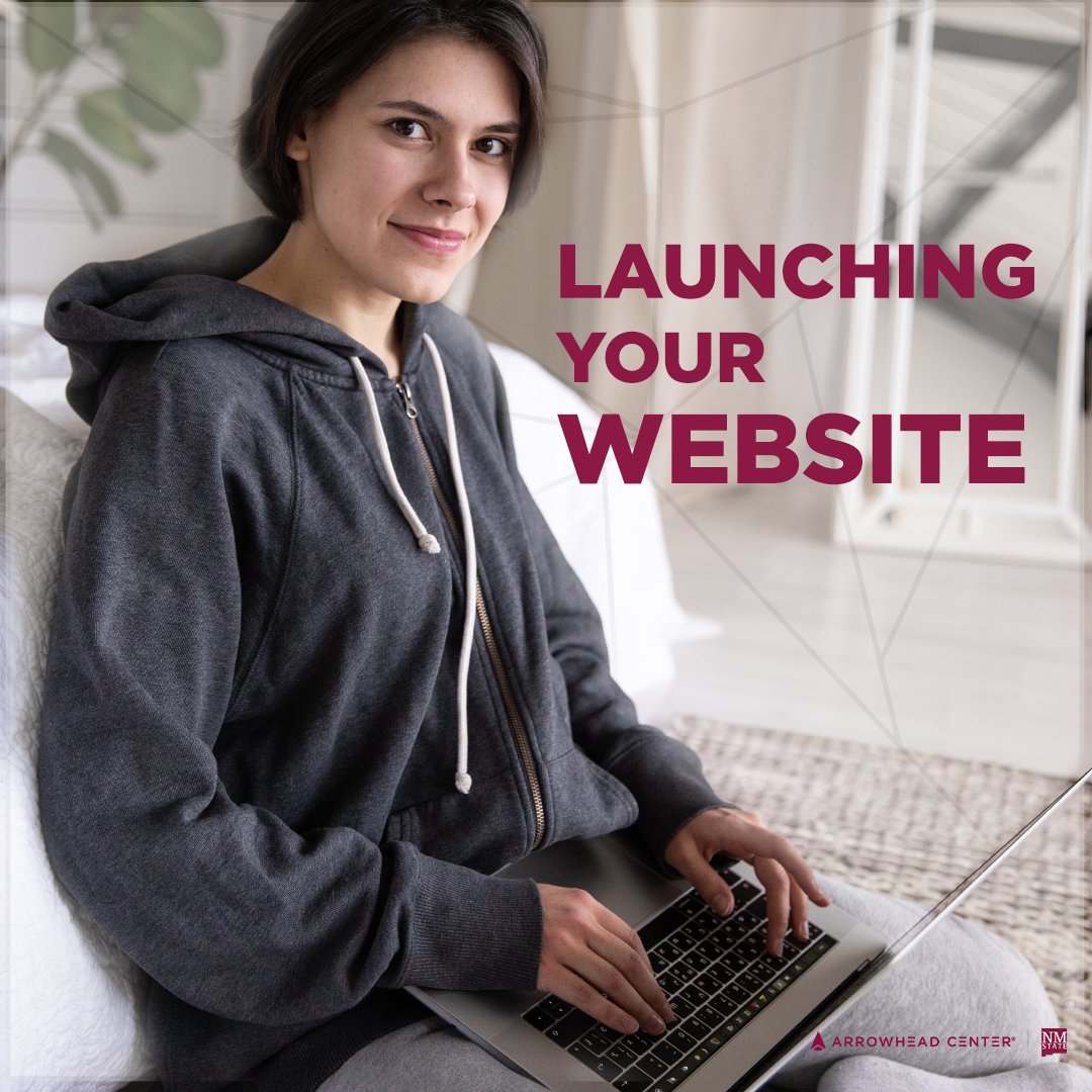 ATI_Arrowhead's tweet photo. In the third part of our free #ArrowheadCenter #DigitalMarketing webinar series, learn industry standard tips and tricks on how to #LaunchYourWebsite #online. Webinar will be this Friday, May 22nd, at 11:00am-12:00pm. Register for #FREE here: https://t.co/HRfoyFqnNM