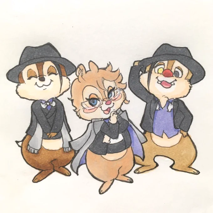 まだ描いてる〜! 