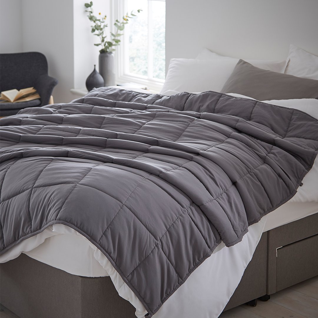 We're giving you the chance to #win our brand new Weighted Blanket. Calm, relaxation and a great big hug, all wrapped up in one lovely weighted blanket - coming soon to silentnight.co.uk.

RT, follow and reply with how you relax and calm your mind to enter. #MentalHealth