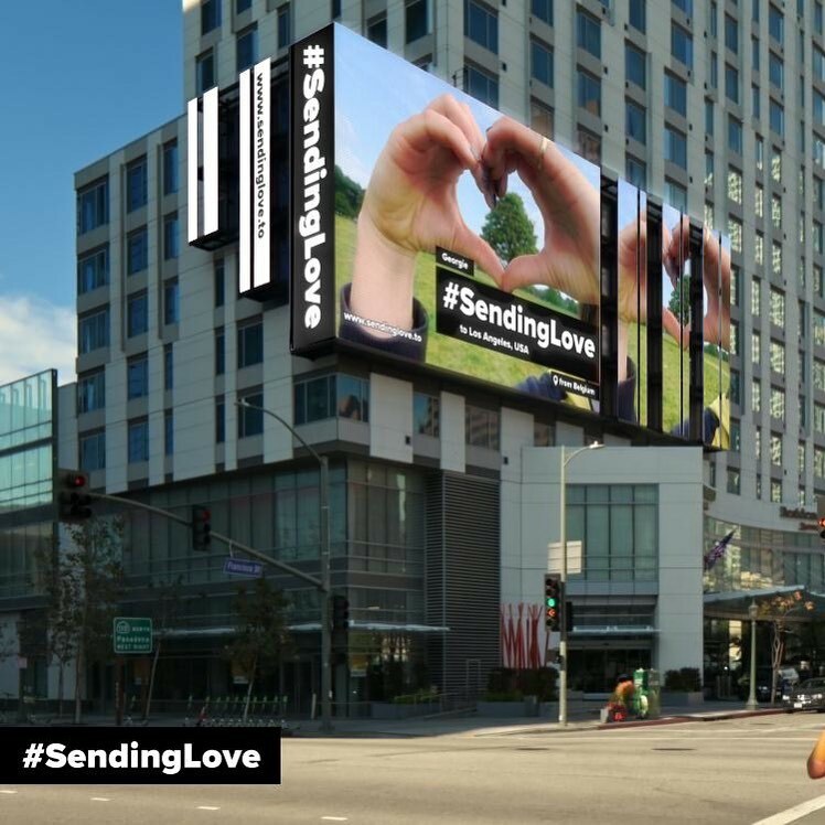 Today <a href="/kevaniusa/">KEVANI</a> partnered with #SendingLove - the World’s Largest User Generated Digital Out of Home Campaign.  Link for submitting your picture to a billboard anywhere in the world is in my bio -
-
-
User-generated messages of love and unity are being … instagr.am/p/CAVVwOznl_n/