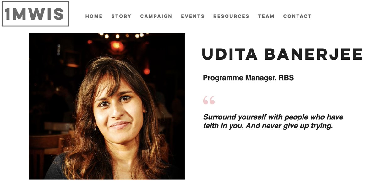 THREAD 29/100Meet Udita Banerjee -a programme manager- who leads a team of software engineers who use technologies such as blockchain to build products for bank customers. She also works to encourage more diversity in engineering!Ft & thx  @AuditBanshee http://www.1mwis.com/profiles/udita-banerjee