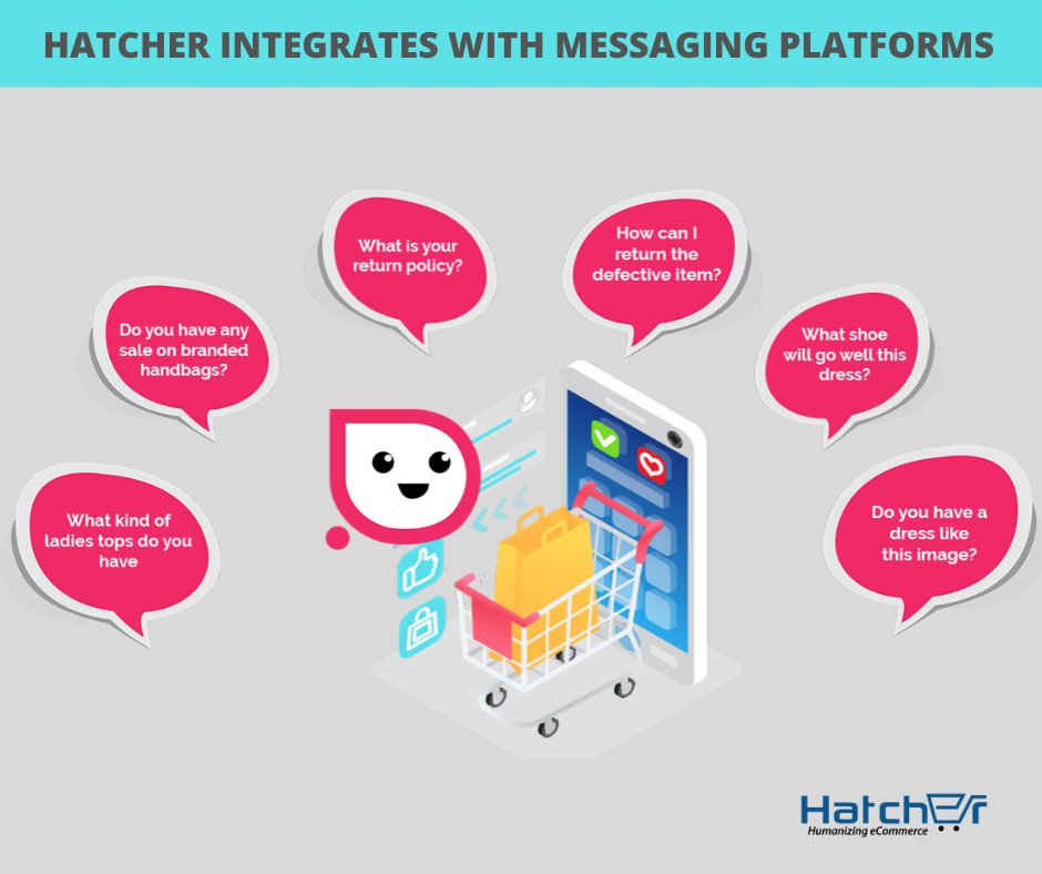 hatcherhq's tweet image. @Hatcherhq enables you to engage with your customers on messengers such as @Whatsapp @FBMessenger @Alexa @GoogleHome. 
Download the hatcher app now.  

BigCommerce Integration: bigcommerce.com/apps/hatcher/
ECWID Integration: ecwid.com/apps/new/hatch…
#AutomatedCommunication #Hatcher
