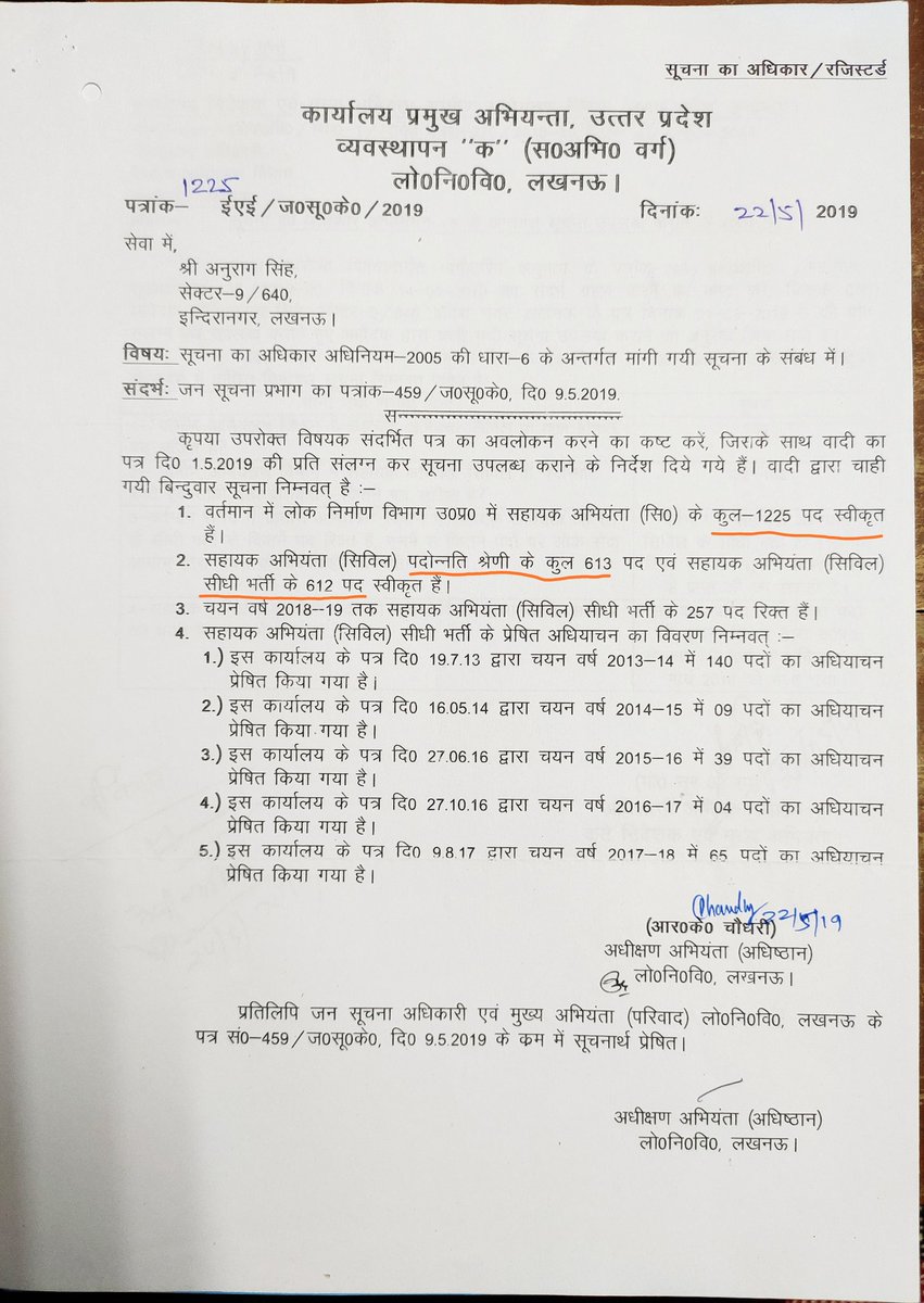 sandeepans9936's tweet photo. U.P. में ,पहले तो Jr Engg(JE) की सभी सीटों पर केवल Diploma को भरा जा रहा है, उसके बाद भी Asst Engg(AE) की 50% सीट पर भी Diploma/JE को भरा जा रहा है।
तो क्या Btech वाले मनरेगा में मज़दूरी करें..?
■ RTI से प्राप्त documents सलंग्न है।
@drdineshbjp
@ChiefSecyUP @myogiadityanath https://t.co/7AXxRZlLO5