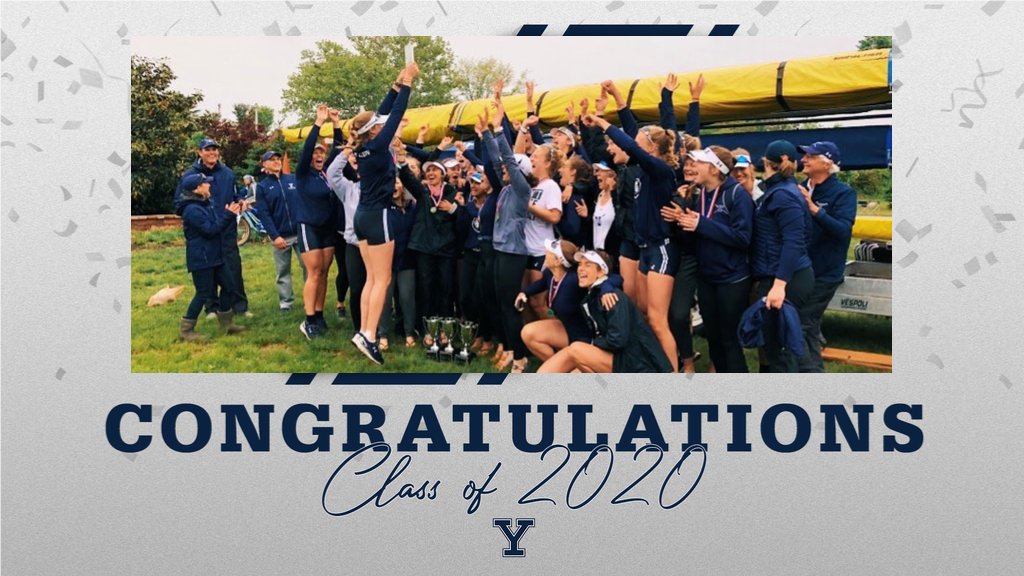YaleWCrew's tweet photo. They rowed fast. They had fun.

Thank you seniors!

#ThisIsYale | #Yale2020 https://t.co/Jwuy8VX47d