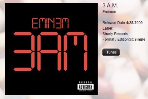 flowstoowet's tweet photo. Eminem
Relapse pre-release singles
(Relapse songs released before the album)
From his website 11 years ago
#Relapse11 https://t.co/YWCxoj4BDd