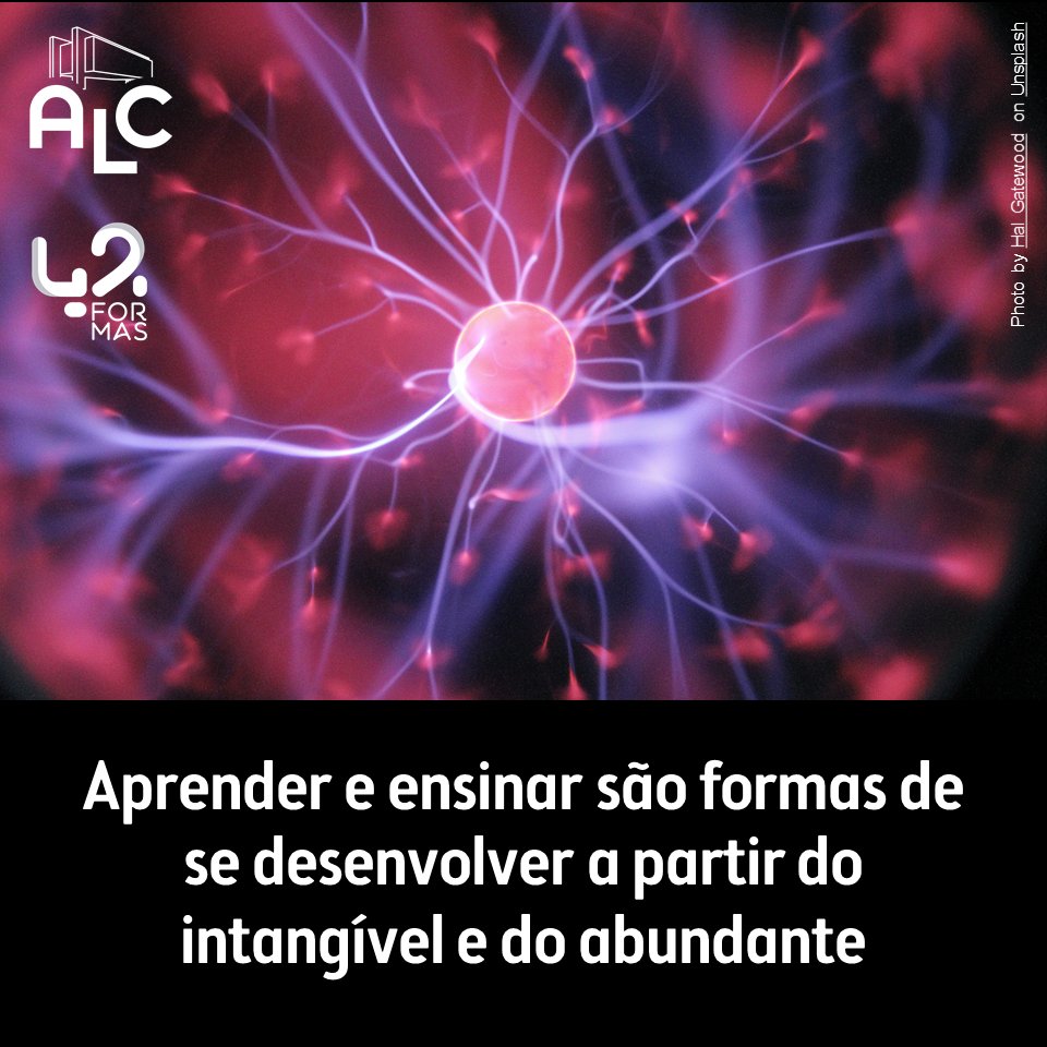 Venha agora para aprendizagem ágil de 19 a 23 de maio. Acesse: bit.ly/3bhnzwQ Apoio: 
<a href="/42formas/">42formas</a>

#alc #alcsaopaulo #alcsp #42formas #educacao #ead #aprendizagem #futuro #agilelearning #lifelonglearning #parafazerdiferente #paraaprender #conexão