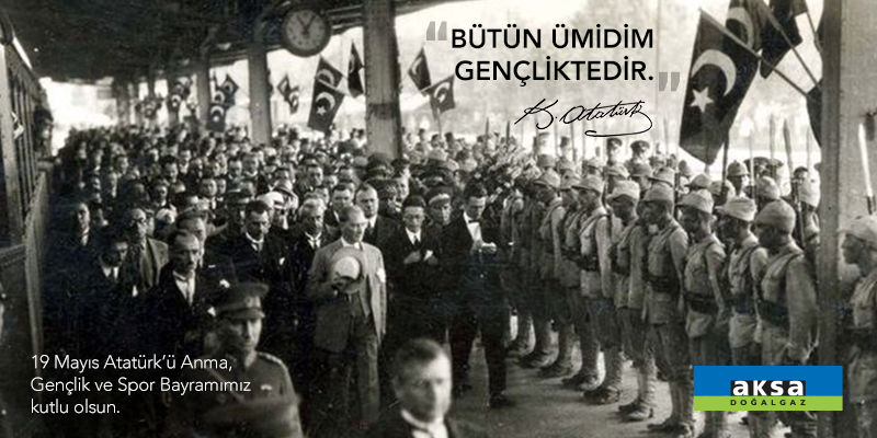 DOGALGAZAKSA's tweet photo. Varlığına, birliğine, beraberliğine sahip çıkan, hayallerinin peşinden azimle koşan gençlerimizin; Atatürk’ün de dediği gibi geleceğin ışık saçan çiçeklerinin ve tüm milletimizin #19Mayıs #Atatürk’ü Anma, #GençlikveSporBayramı kutlu olsun.🇹🇷
#gençliğearmağan #enerjimizgençlikte https://t.co/fSlt4CpfiS