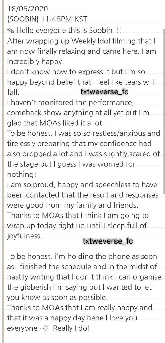 txtweverse_fc's tweet photo. ✎ "[Untitled]"

@TXT_members @TXT_bighit
#SOOBIN #수빈 
#txtweverse_fc https://t.co/75omrCJKtd