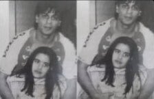 rshah2611's tweet photo. #SRKThrowback: @duttsanjay’s daughter Trishala Dutt shares unseen photo of her with @iamsrk on her Instagram from #90’s https://t.co/hYFp1ocpjM