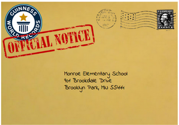 AmyOliverEDU's tweet photo. After 214 days of waiting, we are starting the drum roll that will lead to our world record announcement on Friday, May 22nd. Regardless of the outcome, we know that Monroe Elementary students are amazing! #ThisisMonroe @ahschools @GWR https://t.co/gtkjnEbtsL