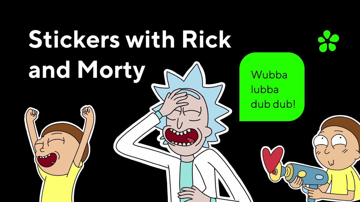 Rick and Morty recently premiered new episodes. We decided to look for what stuff is available about this epic science fiction sitcom in ICQ New. We came across absolutely stunning stickers. 

They are really great, check them out: cicq.org/s/caYrxXco72
Are you watching?