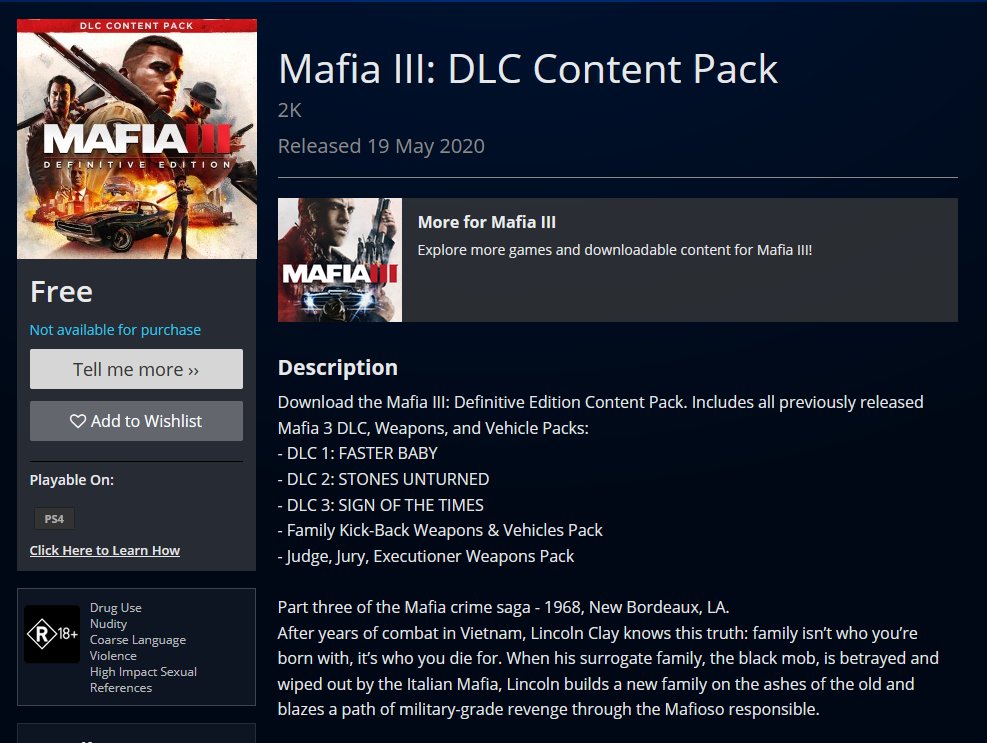 Steam :: Mafia III: Definitive Edition :: Mafia III “Faster, Baby!” DLC Now  Available