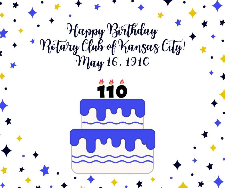 When you're 110, you can celebrate your birthday for more than one day, right? #rotaryinternational #110yearsofserviceaboveself