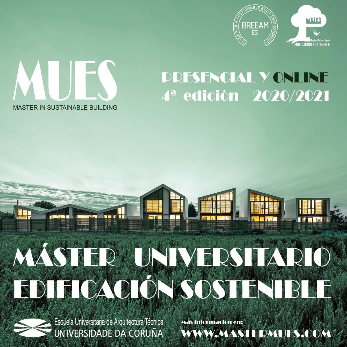 BREEAMespana's tweet photo. ¡Seguimos impartiendo formación online #BREEAM! Hoy nuestros compañeros explican las claves de nuestra metodología de #construcción #sostenible en el Máster Universitario en Edificación Sostenible | 
@UDCMUES de la Escuela Universitaria de Arquitectura Técnica de la @UDC_gal https://t.co/WATps1sduO