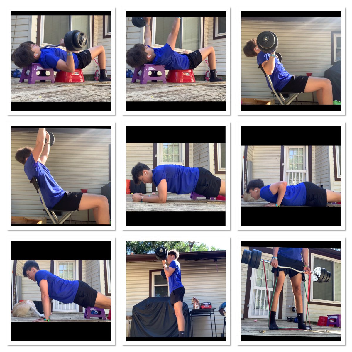 Arm day workout for 5/18/20 
<a href="/coachdanhunter/">Daniel Hunter</a> <a href="/Coach_Maldy/">Coach Maldonado</a> <a href="/CoachRCThompson/">Roderick Thompson</a> <a href="/CoachCecilJ/">Cecil Johnson</a> <a href="/SBCoachDavis/">🥎Coach Davis🥎</a> <a href="/CoteSchacherl/">Coach Shock again</a> <a href="/jrog73/">Jeff Rogers</a> <a href="/_Coach_Swanson/">Eric Swanson</a> @CoachPeteAHS <a href="/TrojanAnderson/">Anderson Trojans Football</a>
