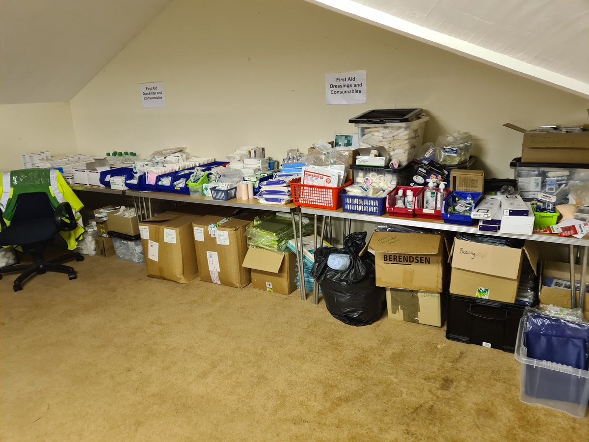 Although we have not been on twitter much the team have been busy organising the logistics hub and helping with our Covid19 support activities. Huge thanks to all involved.