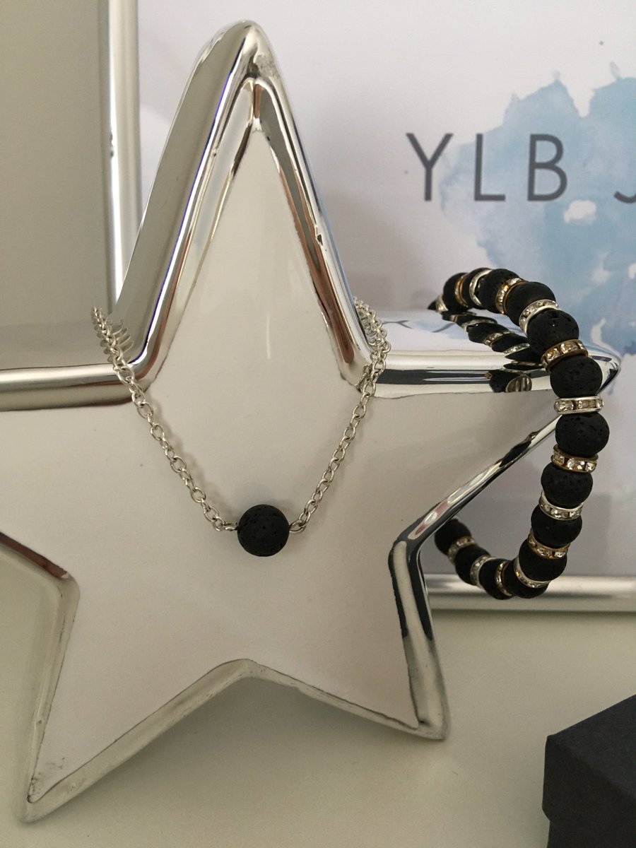 sfwtoots's tweet photo. Launched another venture to run alongside my You Little Beauty therapy business last month - forgot to tell you! YLB Jewellery - bracelets &amp; necklaces using lava stones - natural volcanic rock.  Custom-made, sold on Etsy #jewellerygifts #bracelets #necklaces #supportyourlocal https://t.co/KiT8y6eGNd