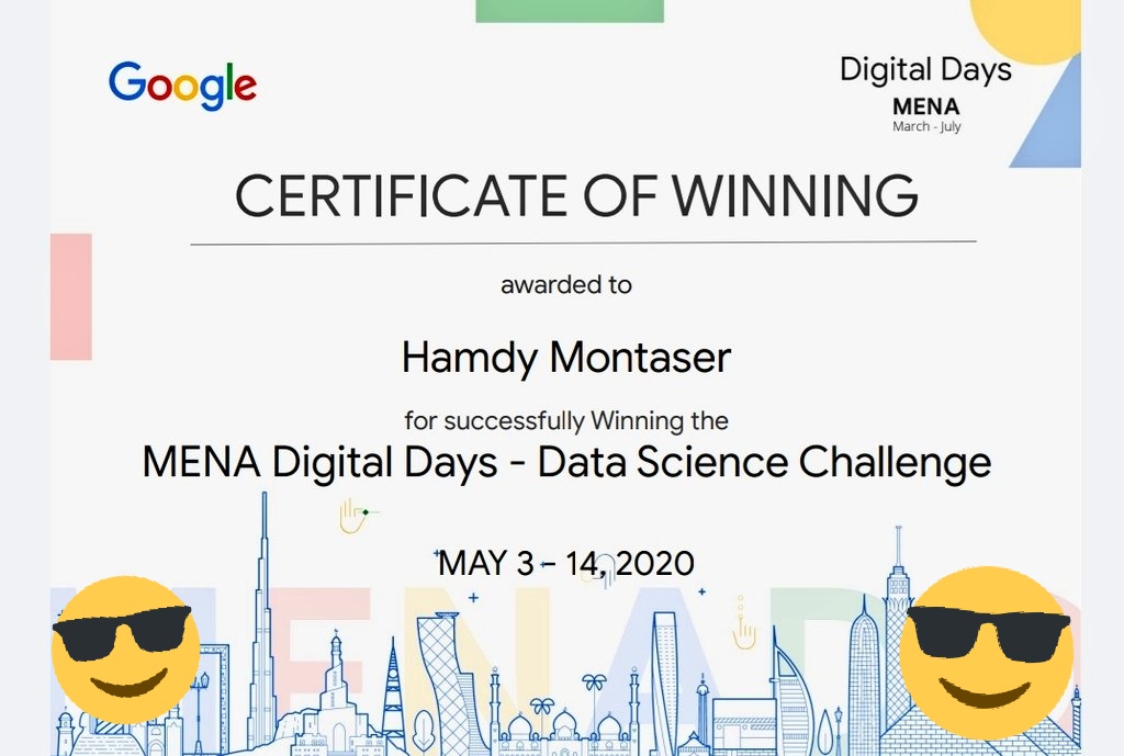 HamdyDev's tweet photo. Alhamdulillah, Thanks to Google.
It was an exciting competition and I learned a lot. #MENADD @abid_salim  @Omranic  @GoogleArabia @GCDCEgypt @Google https://t.co/2cOGBoL5rv