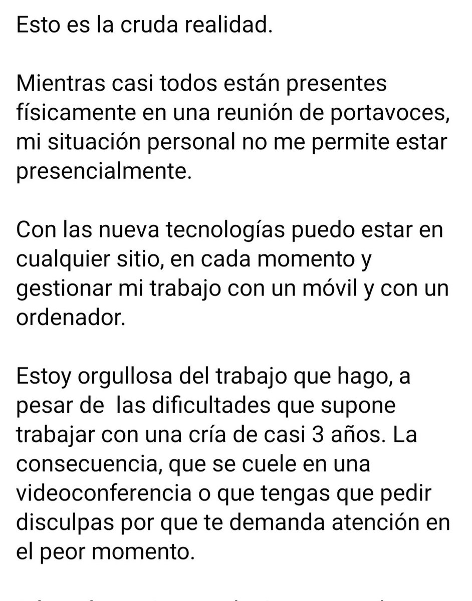 Cs_Saray's tweet photo. Necesitamos medidas de #Conciliacionlaboral para evitar agravar más la situación de l@s Español@s.
Problemas estructurales que se ponen de manifiesto con la #CrisisSanitaria y #crisiseconomica que estamos sufriendo.
Adjunto en fotos, mi experiencia personal. https://t.co/cGMjgKtHdg