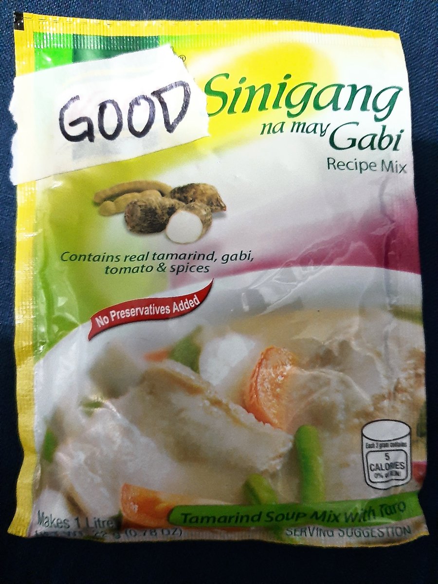 Y'all ready for GOOD SINIGANG?Only P75 per pack. Better if you cop 10 pieces so it's only P750. #Hustle  #NotBasic
