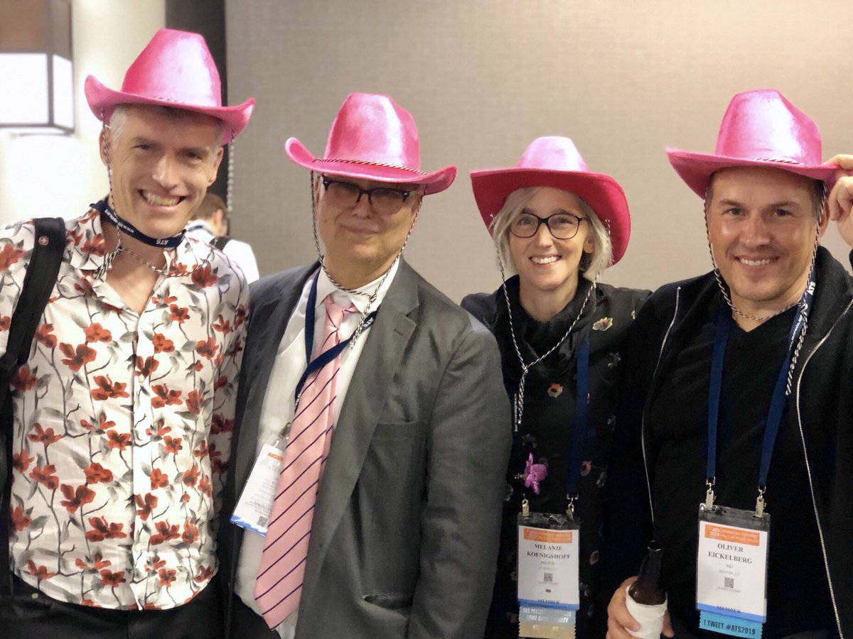 1/n One highlight every ATS- our  @ATS_RCMB membership meeting: time to get together, learn what  #RCMB does over the year, the fantastic and dedicated people involved, to celebrate and honor our members. This  #ATS2020 - we will “virtually” do the same, just without cowboy hats ;-)