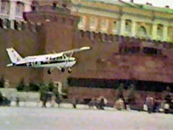 On this day in 1987, an 18-year-old civilian pilot from West Germany named Mathias Rust penetrates Soviet air defences and lands his Cessna in Moscow's Red Square. The stunt earns the teenager international fame, along with a 14-month stay in a Russian prison.