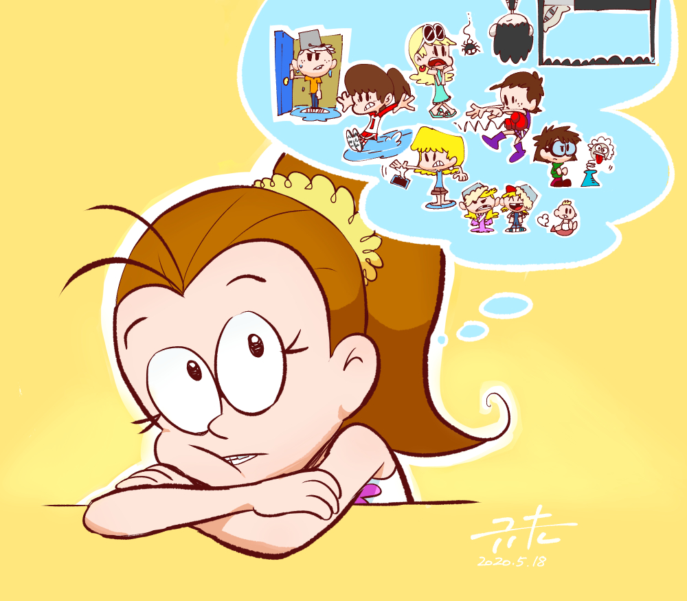 なにかんがえてるの？ #Fanart #TheLoudHouse #LuanLoud