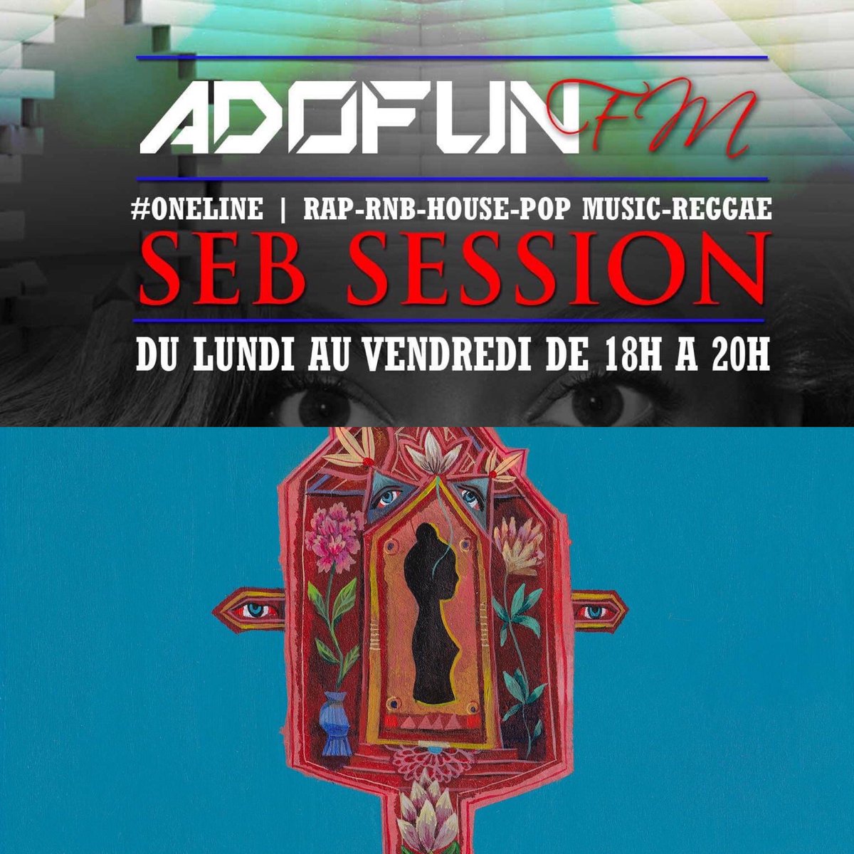 La seb session en direct 18h 20h sur @AdoFunOfficiel avec <a href="/MojaOfficiel/">Moja</a> à découvrir toute la semaine dès 19h #deconfinementJour7 #PrenezSoinDeVous #sebsession rendez-vous sur les applications gratuites et sur le listen.radioking.com/radio/121099/s… et sur le adofun-webradio.com