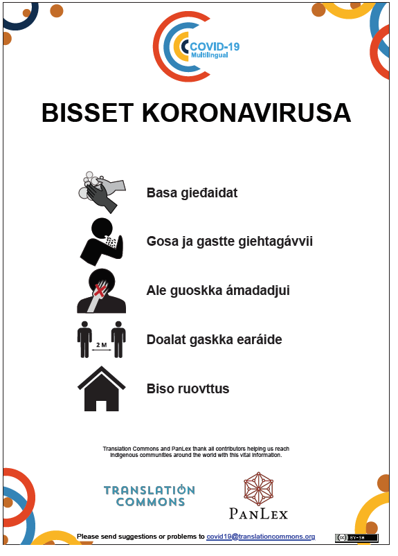 EuroMinLang's tweet photo. #Europeminoritylanguages #StopCOVID19 #Saami #NorthernSaami
Does anyone want to translate this into other European Minority languages? Let us know! https://t.co/wypwXuPdDW