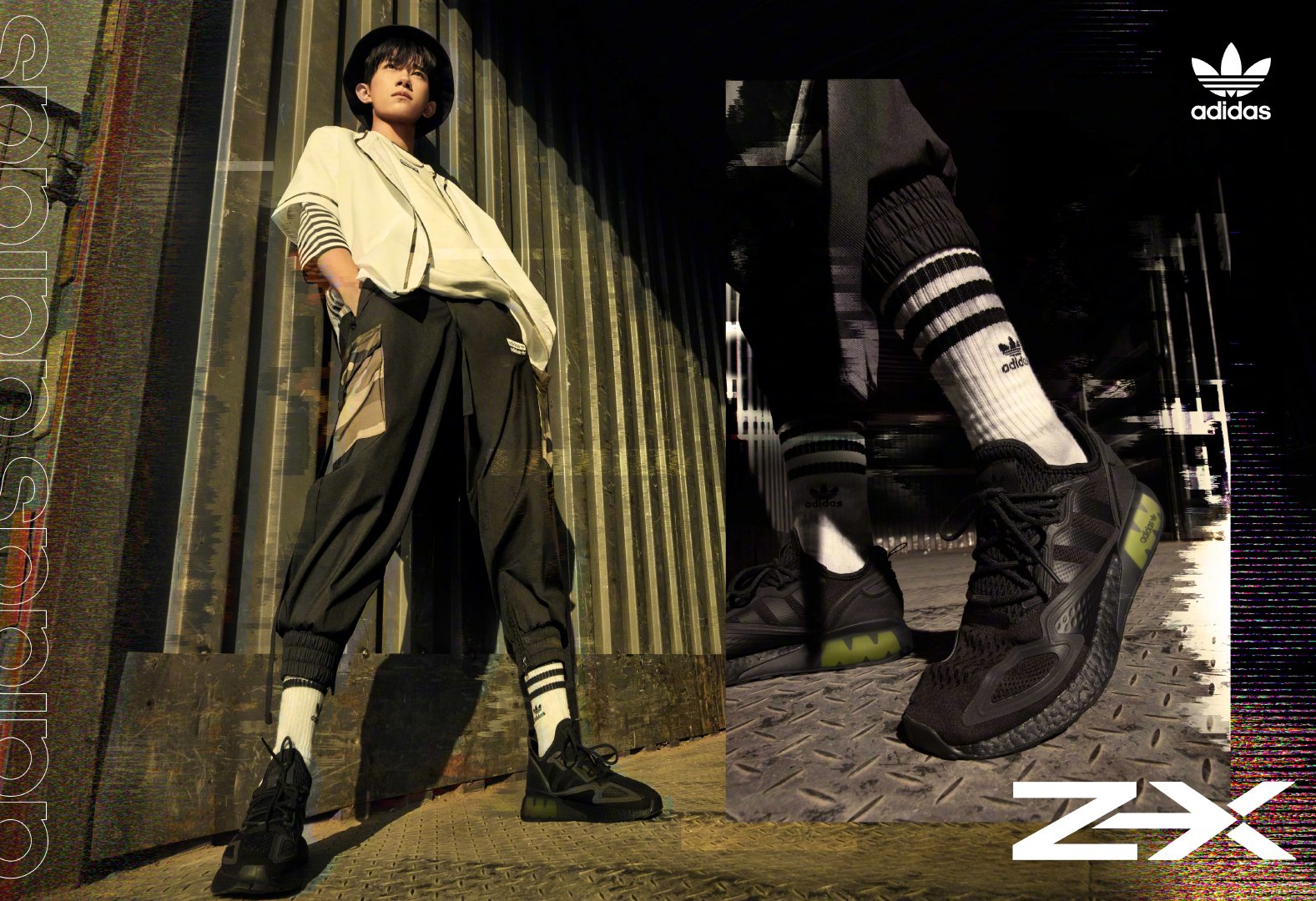 adidas 着画 アディダス オリジナルス ZX フラックス カモフラージュ 全3色