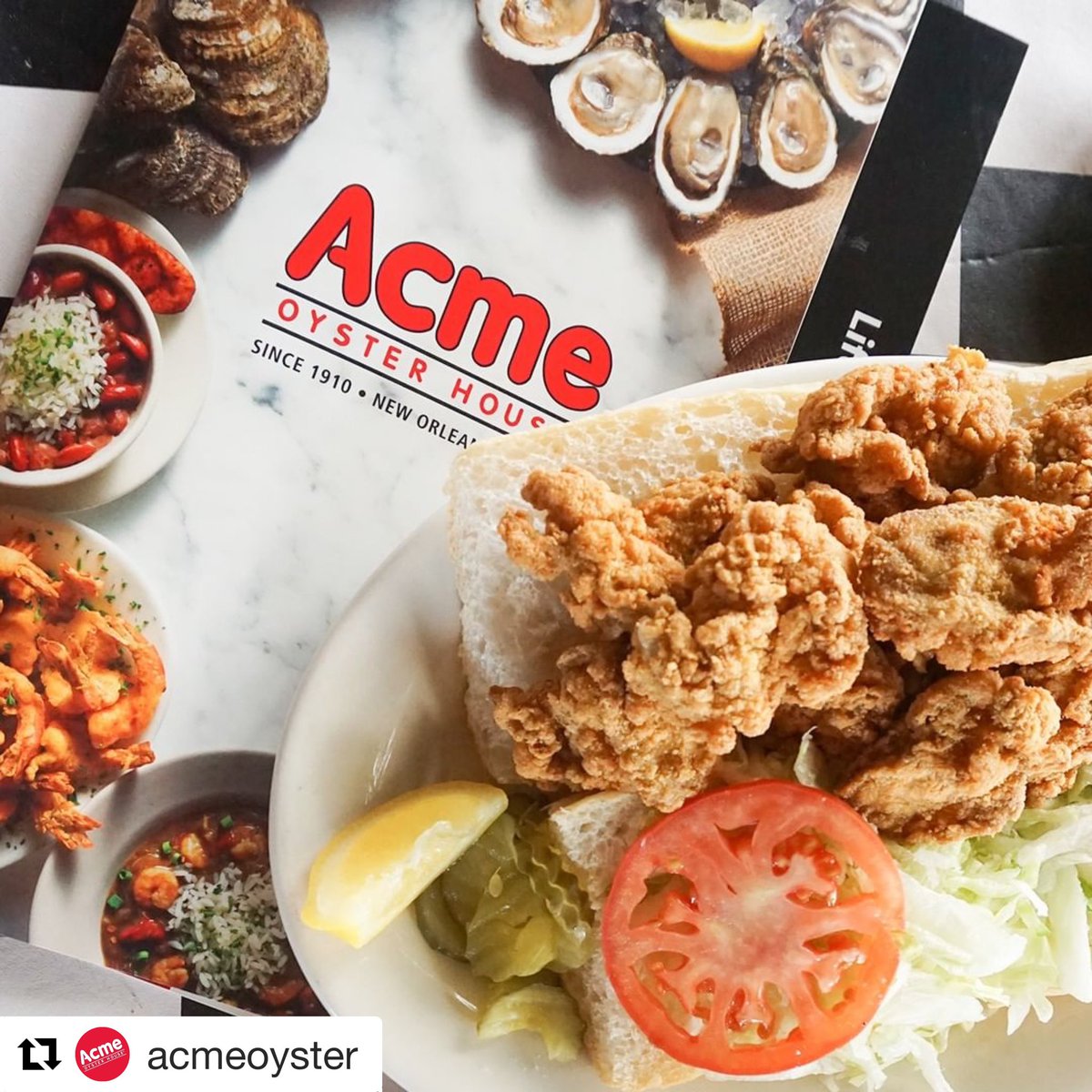 NOLA Oyster Festival (@nolaoysterfest) on Twitter photo Anyone else missing fried oyster poboys right now? <a href="/AcmeOyster/">AcmeOyster</a> #nola #nolalove #oysters #MondayVibes #MondayMood #MondayMotivation Anyone else missing fried oyster poboys right now? <a href="/AcmeOyster/">AcmeOyster</a> #nola #nolalove #oysters #MondayVibes #MondayMood #MondayMotivation