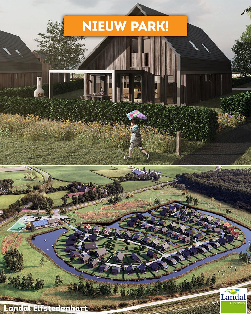 🥳 LEUK NIEUWS! 🥳 Landal GreenParks breidt uit met een nieuw park in Friesland: Landal Elfstedenhart! Het park ligt in de provincie die bekend staat om de prachtige natuur met karakteristieke steden, pittoreske dorpjes en historische tradities. 🏡 🌳  bit.ly/2zN1FVc