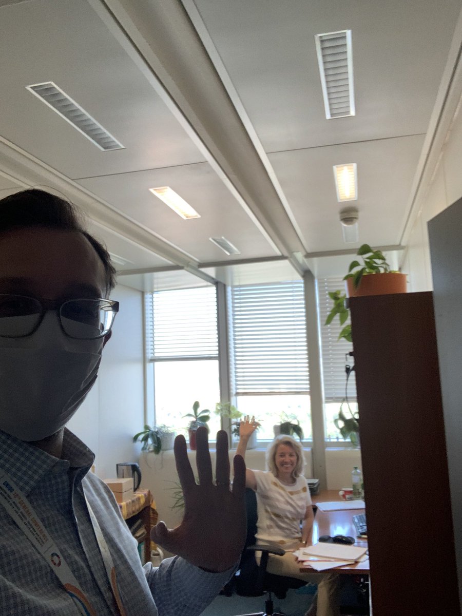 jaseslater's tweet photo. Back to work at @UNIDO #staysafe #BuildBackBetter achieve the #SDGs #NewNormal https://t.co/pTSMmD5lhf