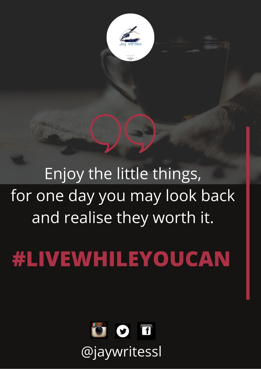 WritesSl's tweet photo. Live While you can.
#SaloneTwitter 
#jaywritessl🇸🇱
#Staysafe https://t.co/pjcfUs7gzR